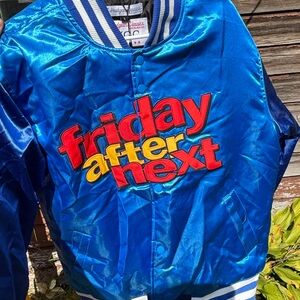 FRIDAY AFTER NEXT Satin Blue Jacket